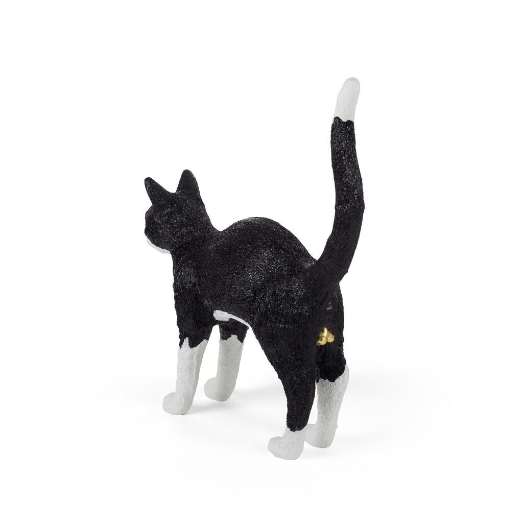 Настольная лампа  Seletti Jobby The Cat Black and White 15042