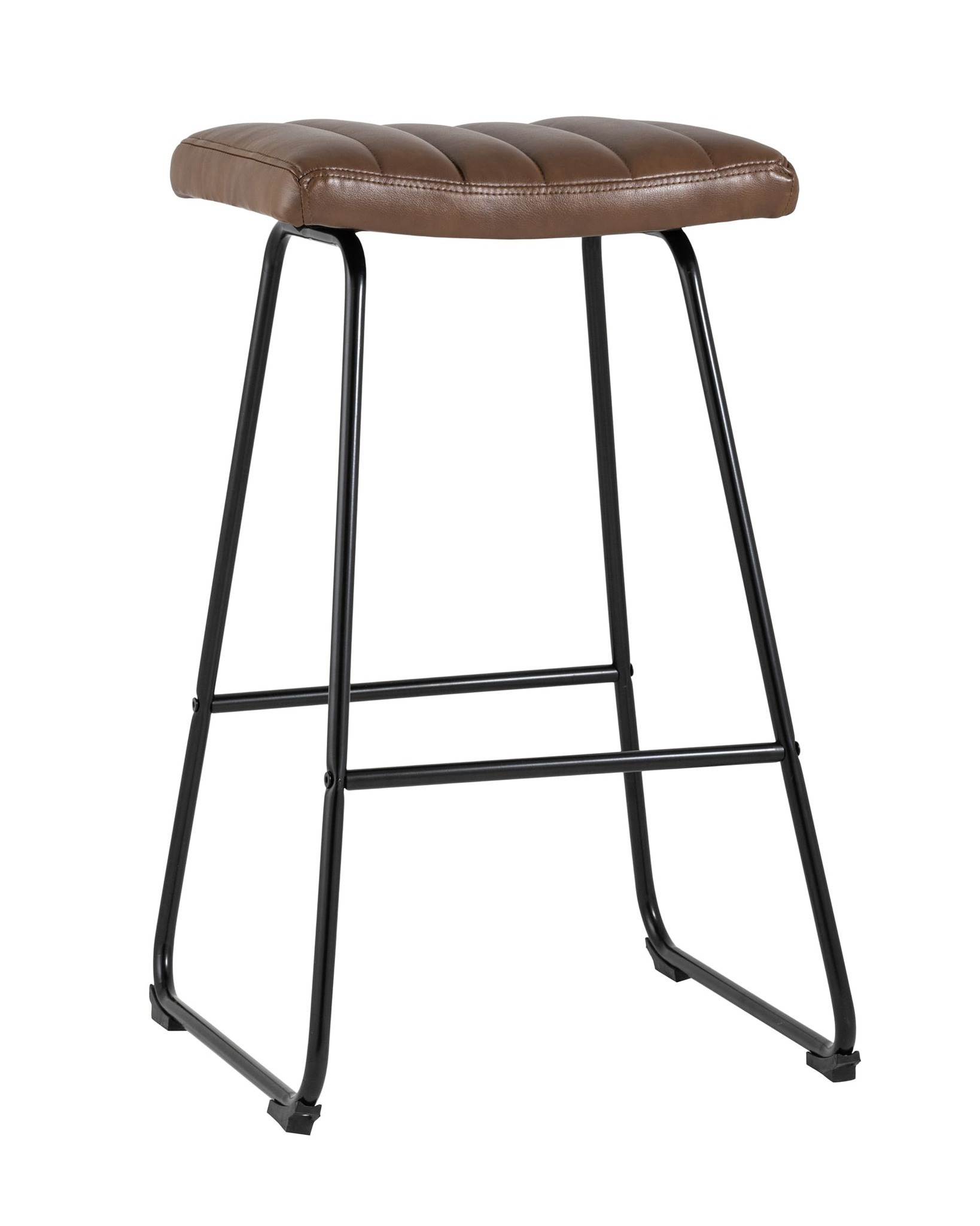Стул барный Ковбой экокожа коричневый Stool Group
