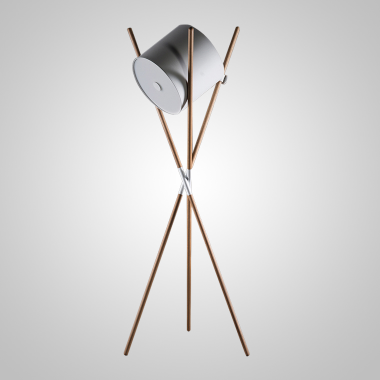 Торшер SHIFT LAMP Light Brown White by ImperiumLoft