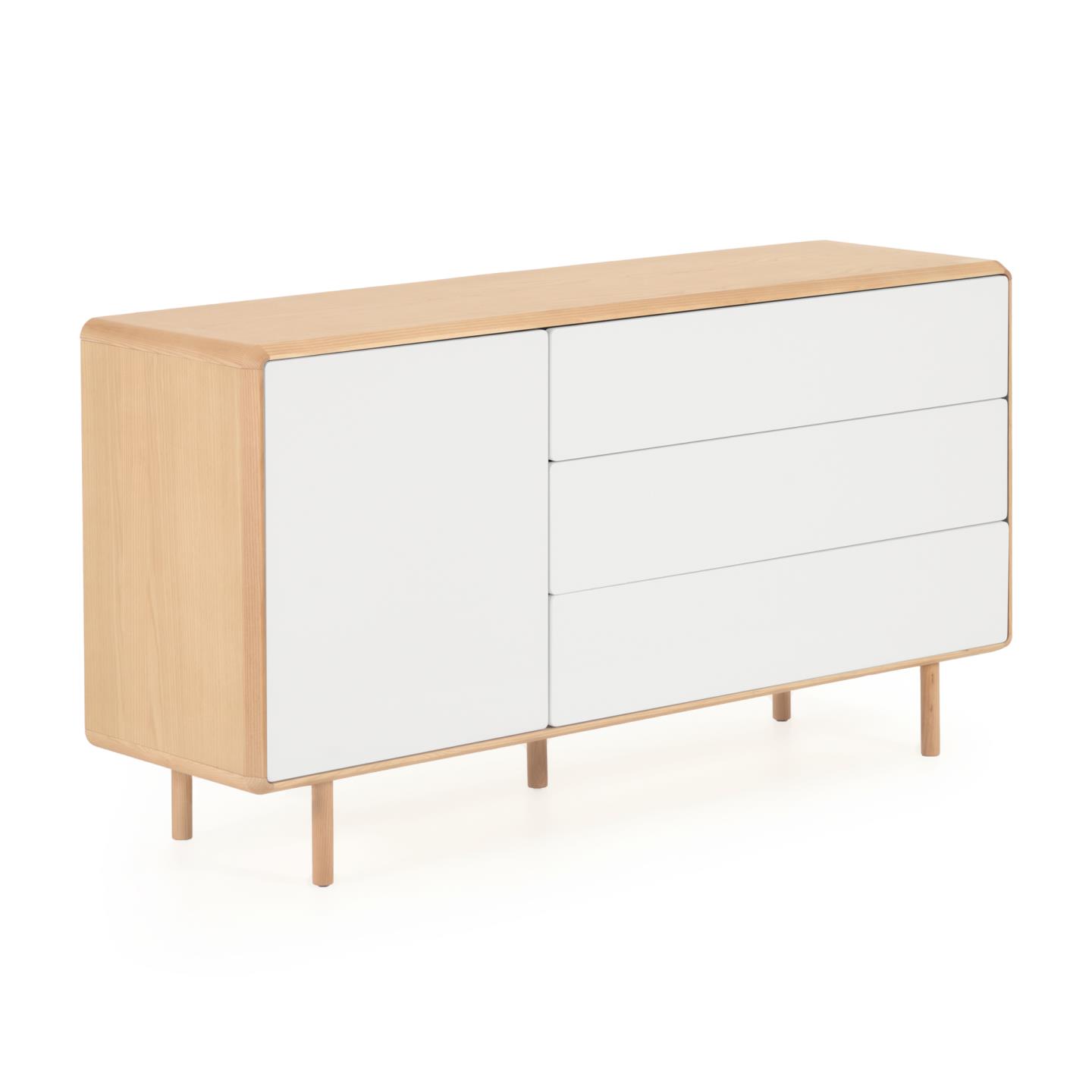 Сервант Anielle из массива и шпона ясеня 150 x 78 см La Forma (ex Julia Grup)