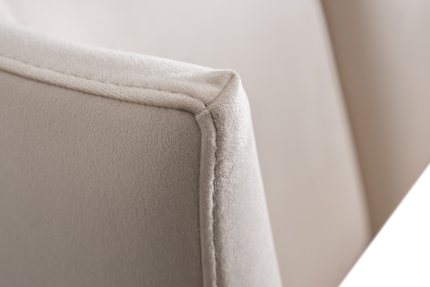 Кровать Siena велюровая бежевая Garda Decor Siena2К-160-Colt002