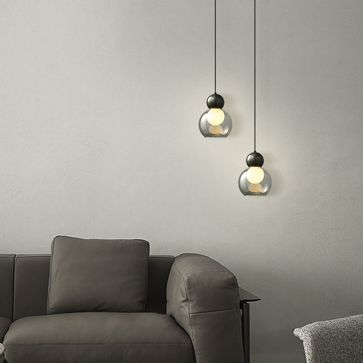 Подвесной светильник FANUEL DUO Black by ImperiumLoft