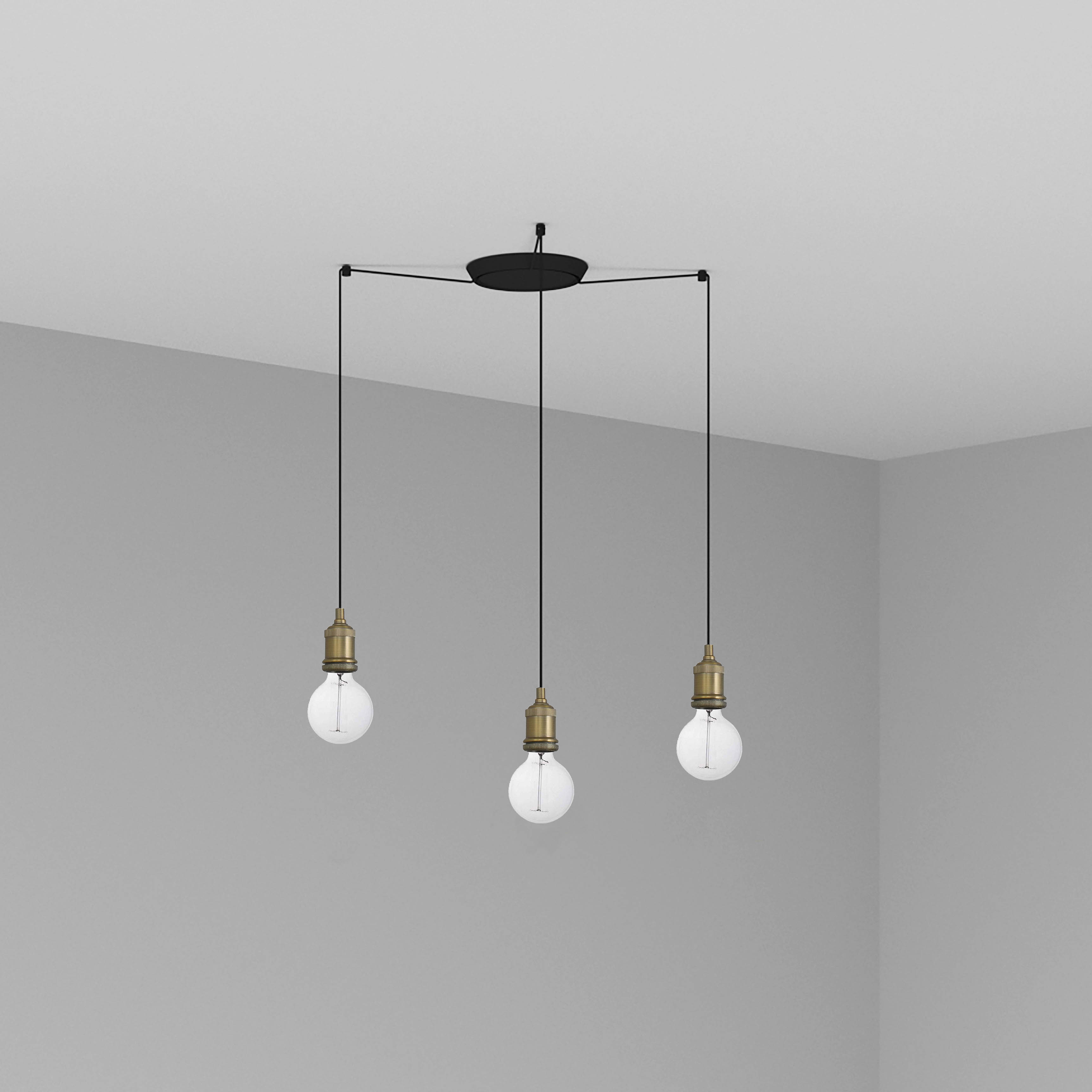 Люстра Art 3L состаренное золото Faro