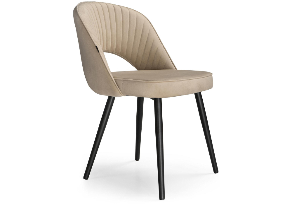 Стул Woodville Сандвикен черный / velutto 05 462399