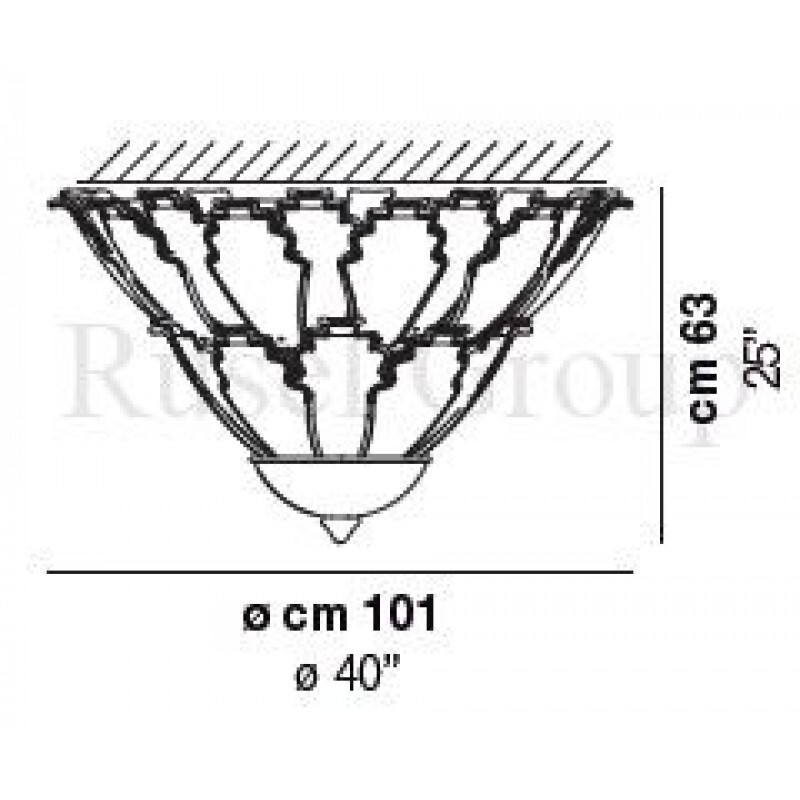 Потолочный светильник Vistosi ACCADEMIA PL 30F