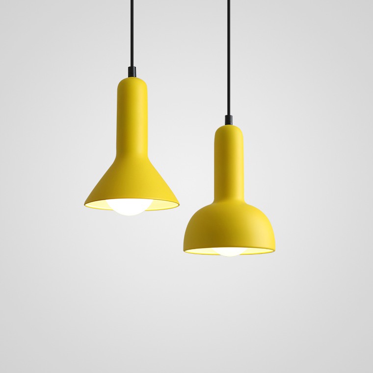 Подвесной светильник LINDSEY B (конус) Желтый by ImperiumLoft