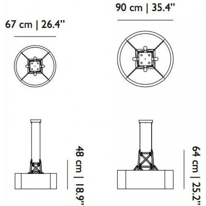 Подвесной светильник Moooi Construction Lamp Suspended White/Wood M