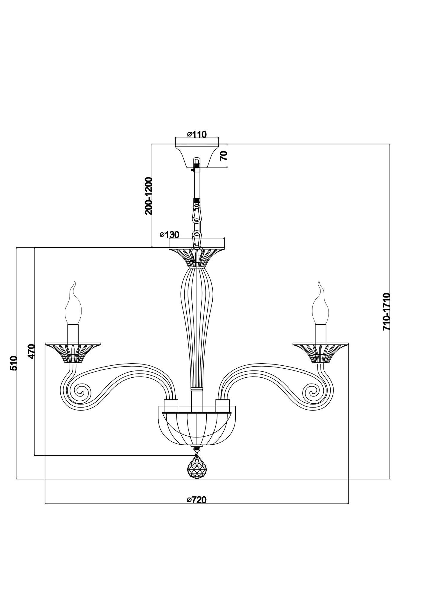 Люстра Maytoni DIA010PL-06TR