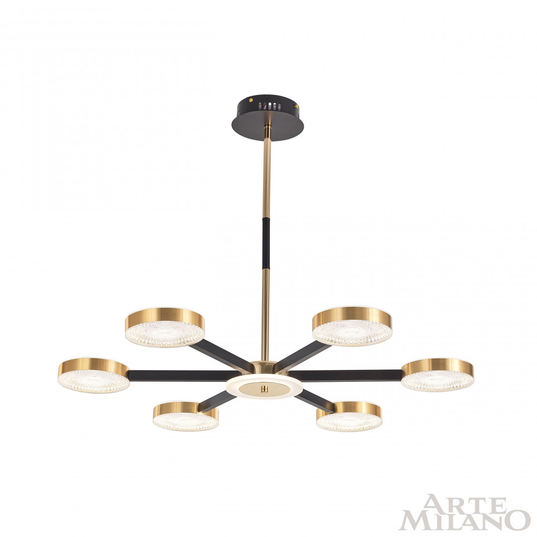Люстра светодиодная 272079/6 BK/GD Arte Milano