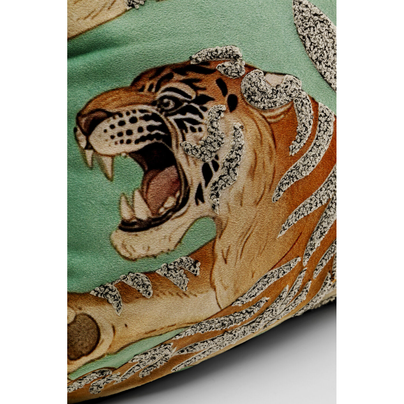 Подушка Tiger Love Mint 45x45cm KARE 57273