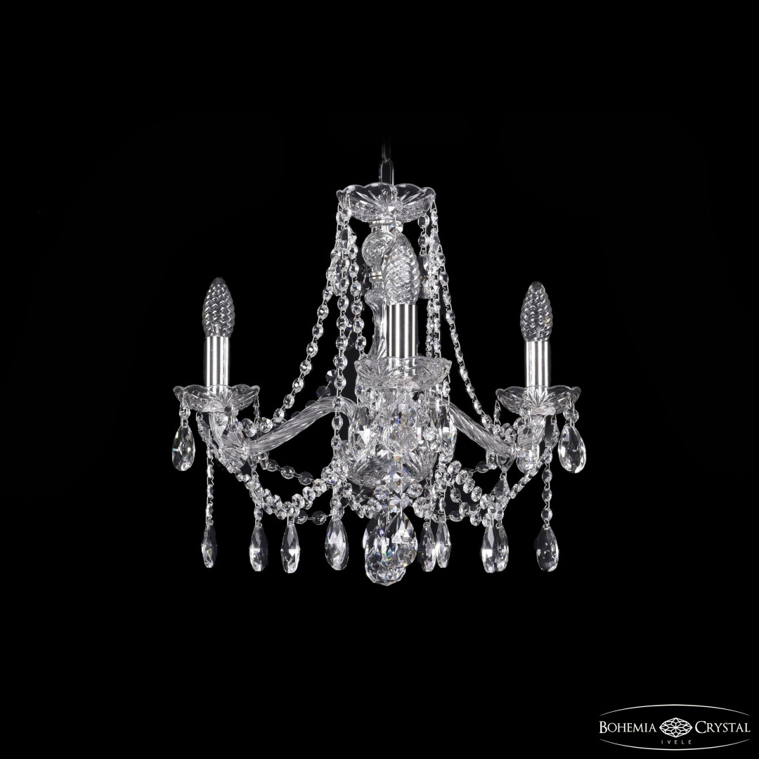 Люстра хрустальная 1413/3/165 Ni