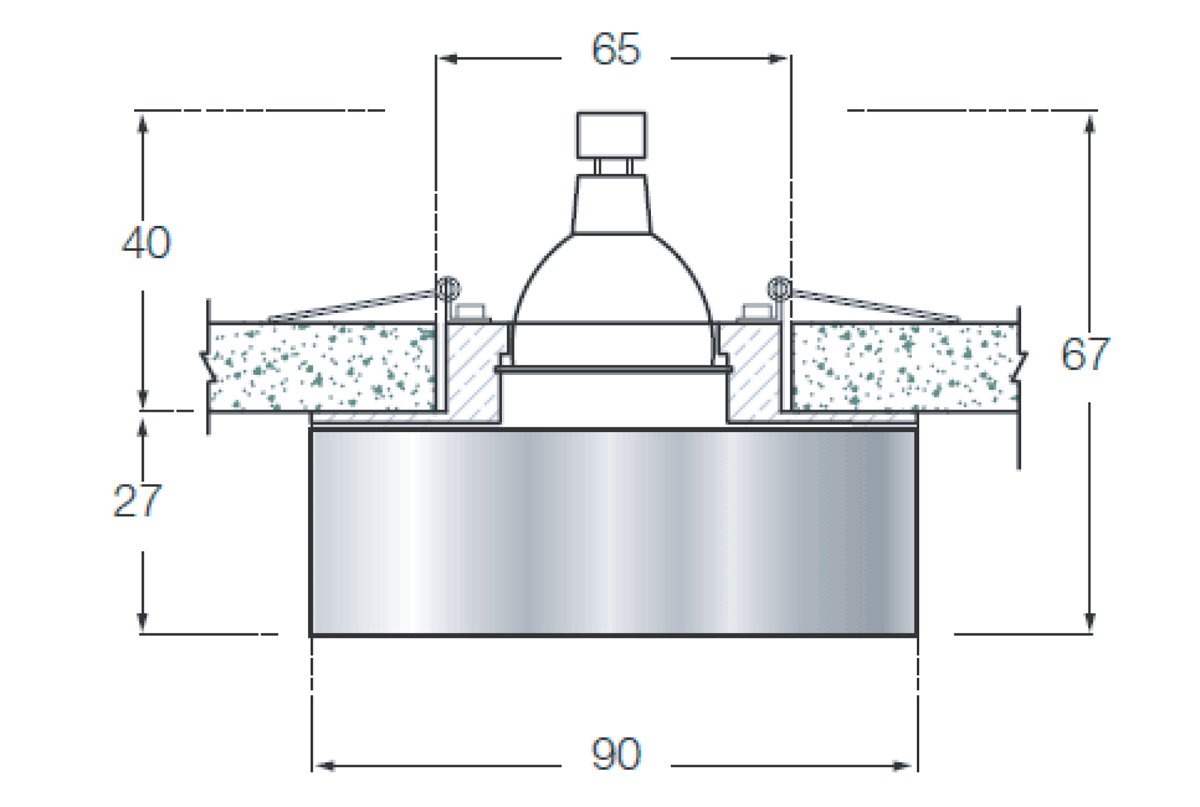 Встраиваемый светильник Donolux DL010R