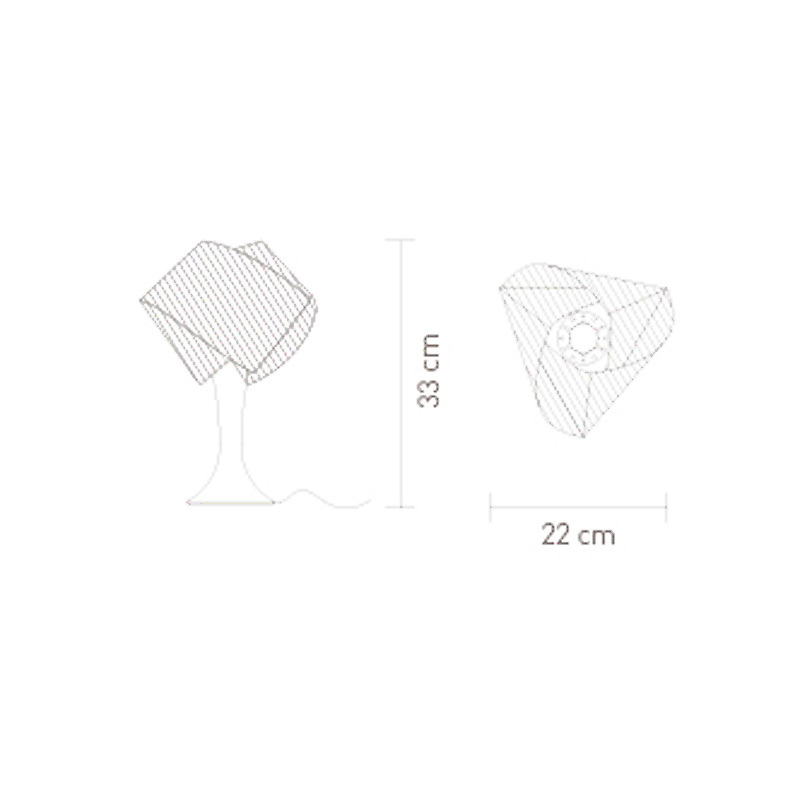 Настольная лампа Slamp Gemmy Prisma Amethyst