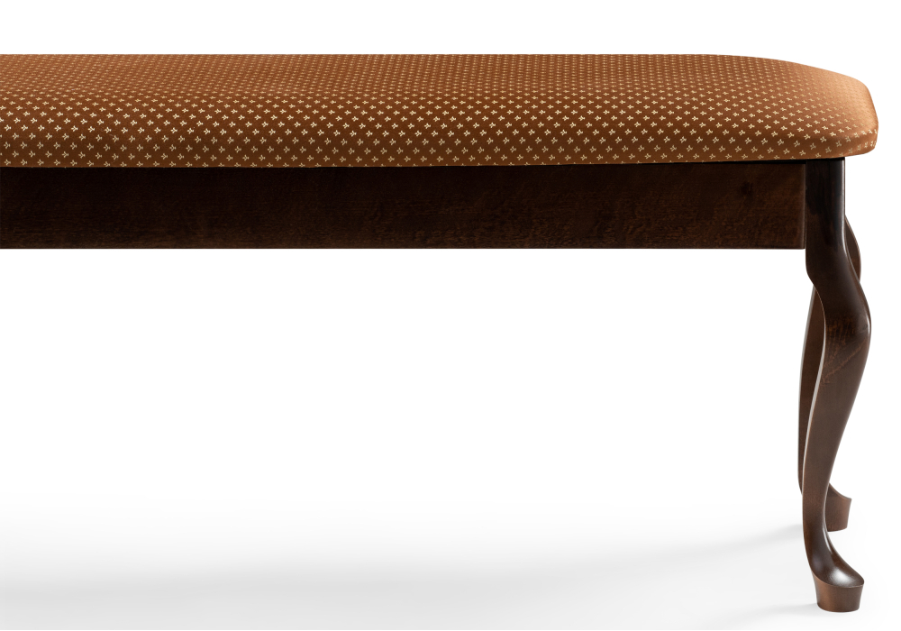 Банкетка Woodville Хиль венге / ткань коронка 515158