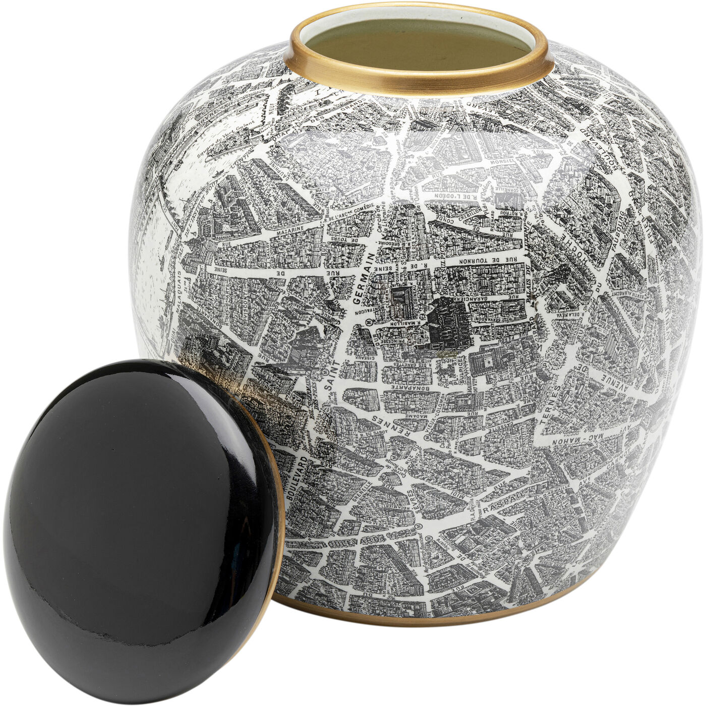 Банка декоративная Streets Of Paris Ø21 см KARE 56186