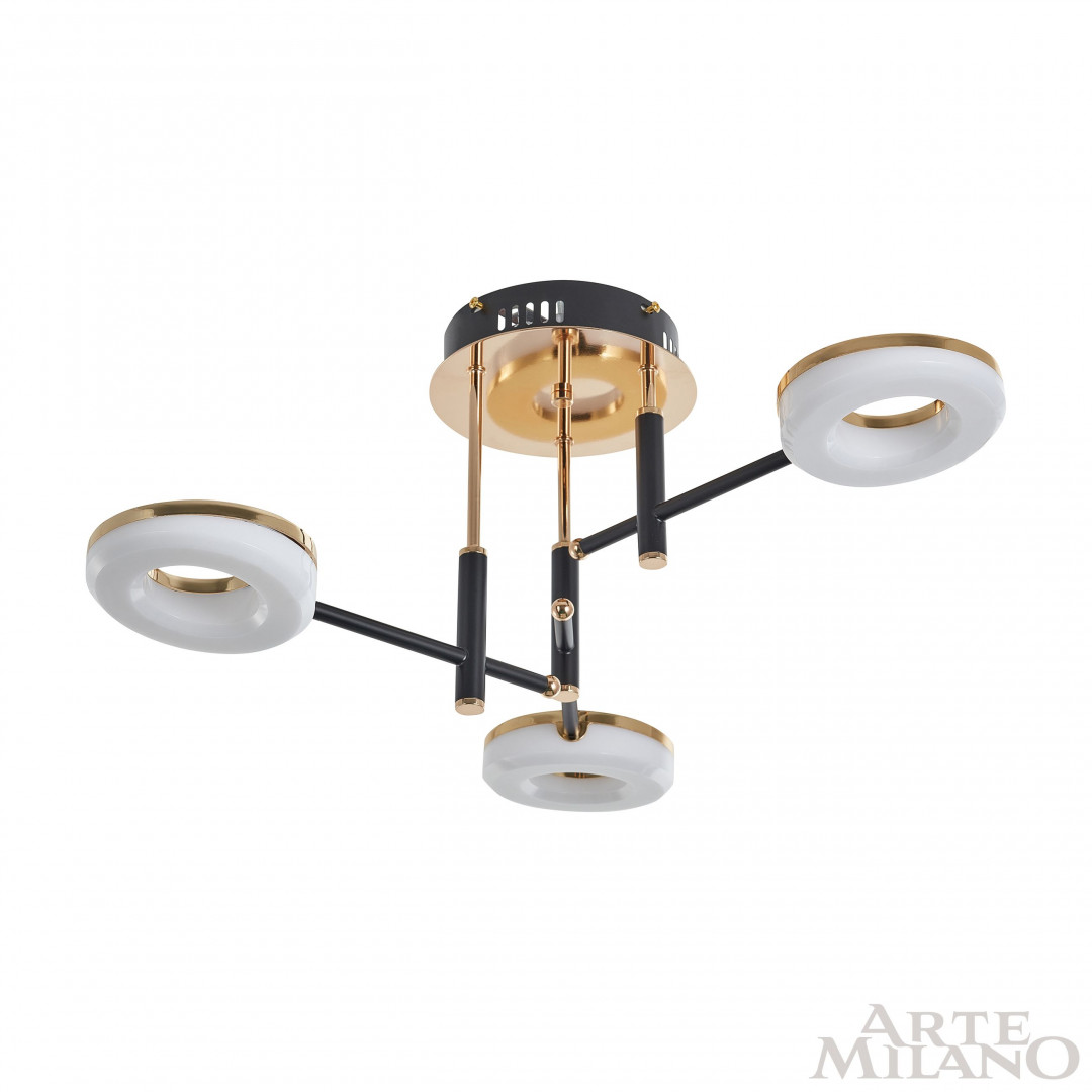 Люстра светодиодная 272999/3 BK/GD Arte Milano