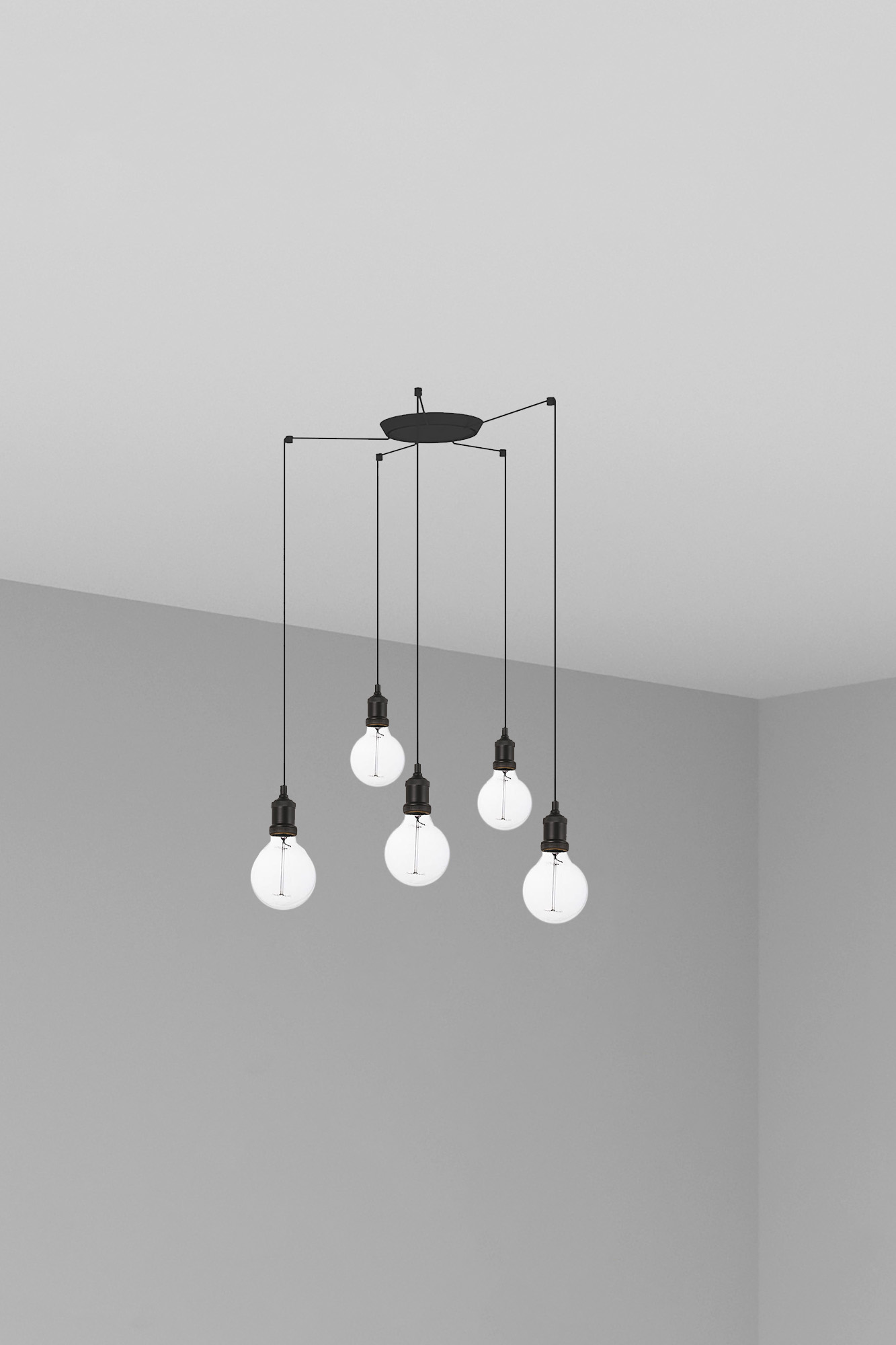 Люстра Art 5L черная Faro