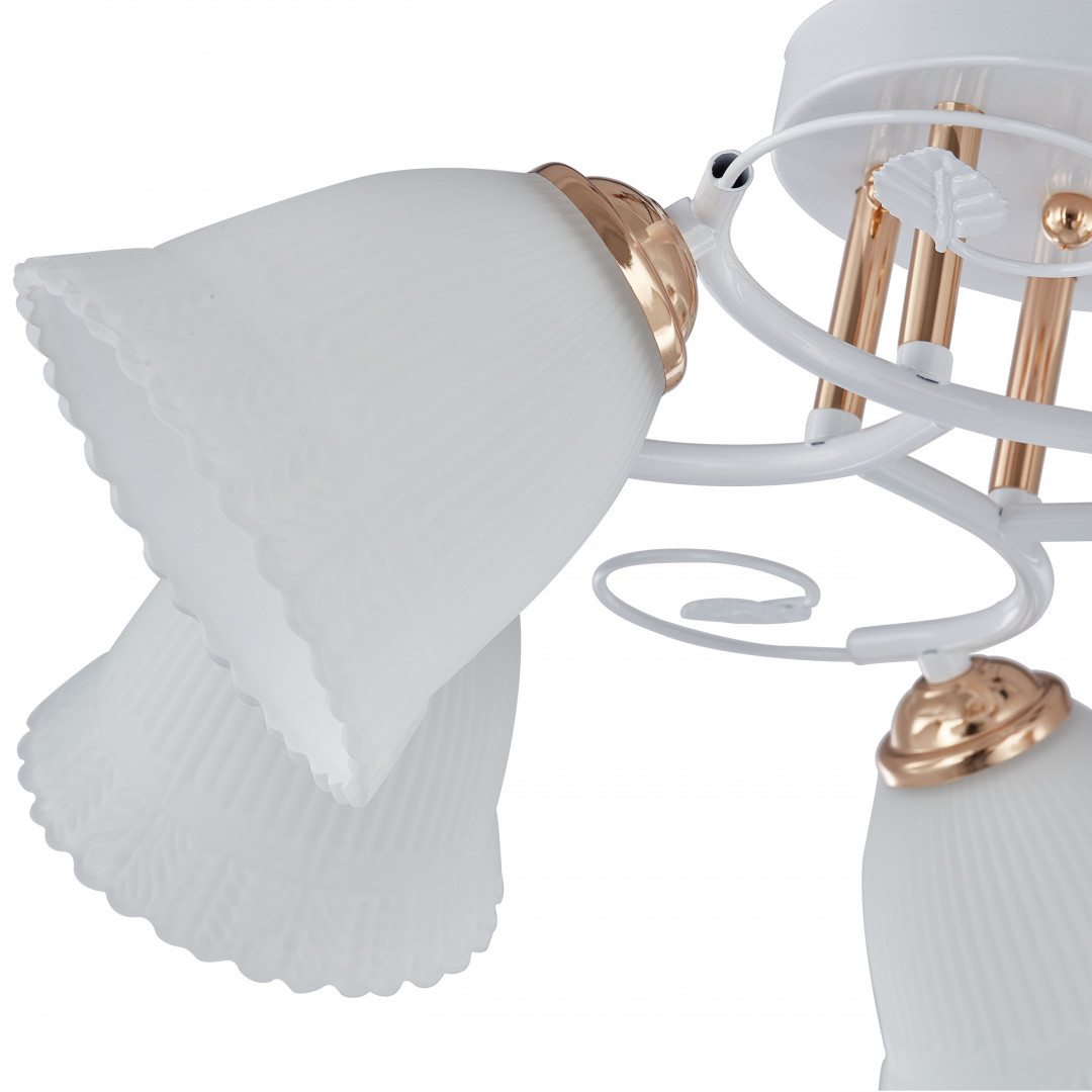 Люстра с плафонами 325395/5A WH+FG Arte Milano