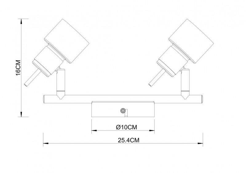 Спот Arte Lamp A1906PL-2WH
