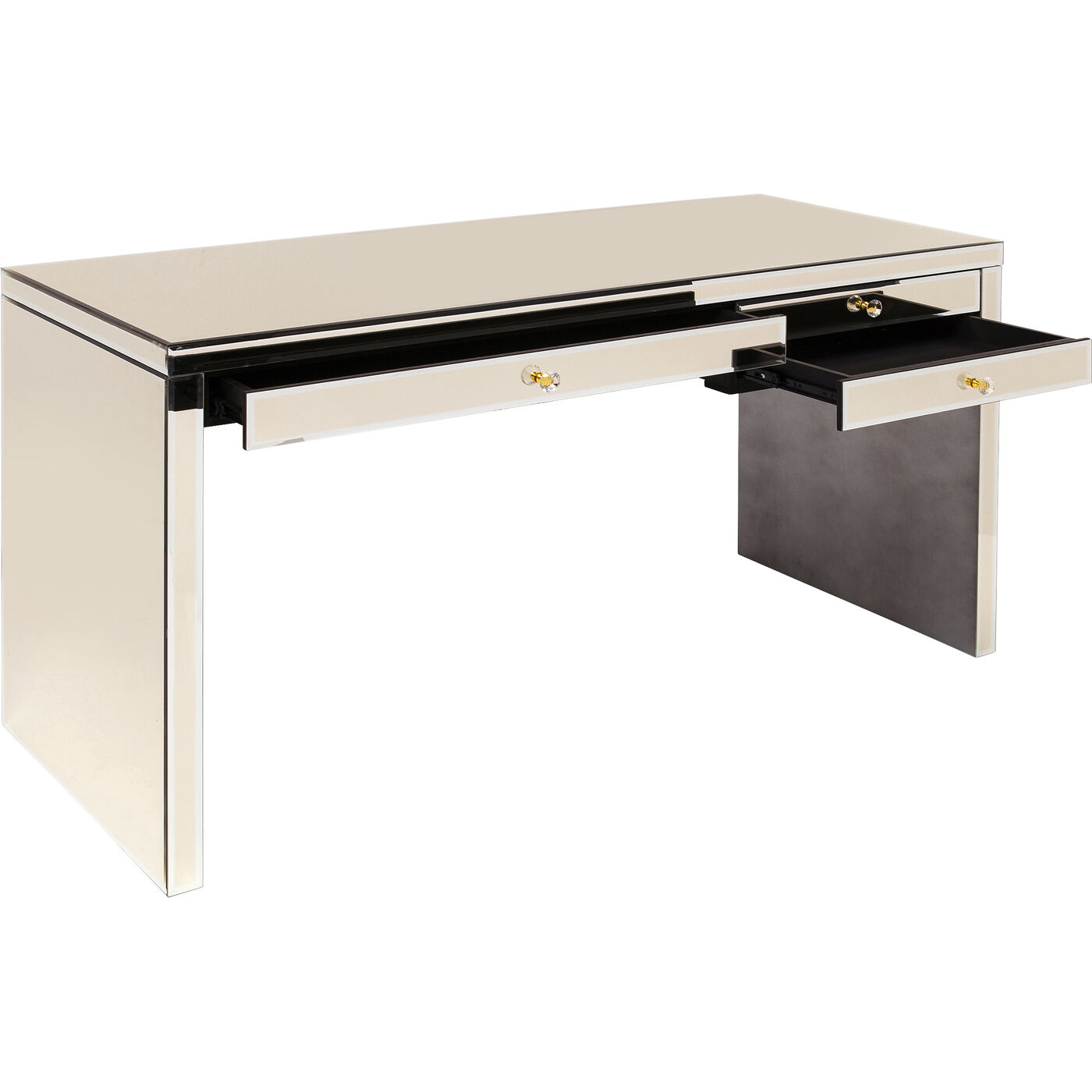 Стол письменный Luxury Champagne 140x60 см KARE 84158
