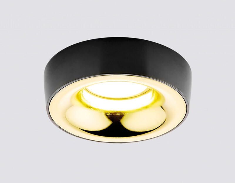 Встраиваемый светильник Ambrella A890 BK/G