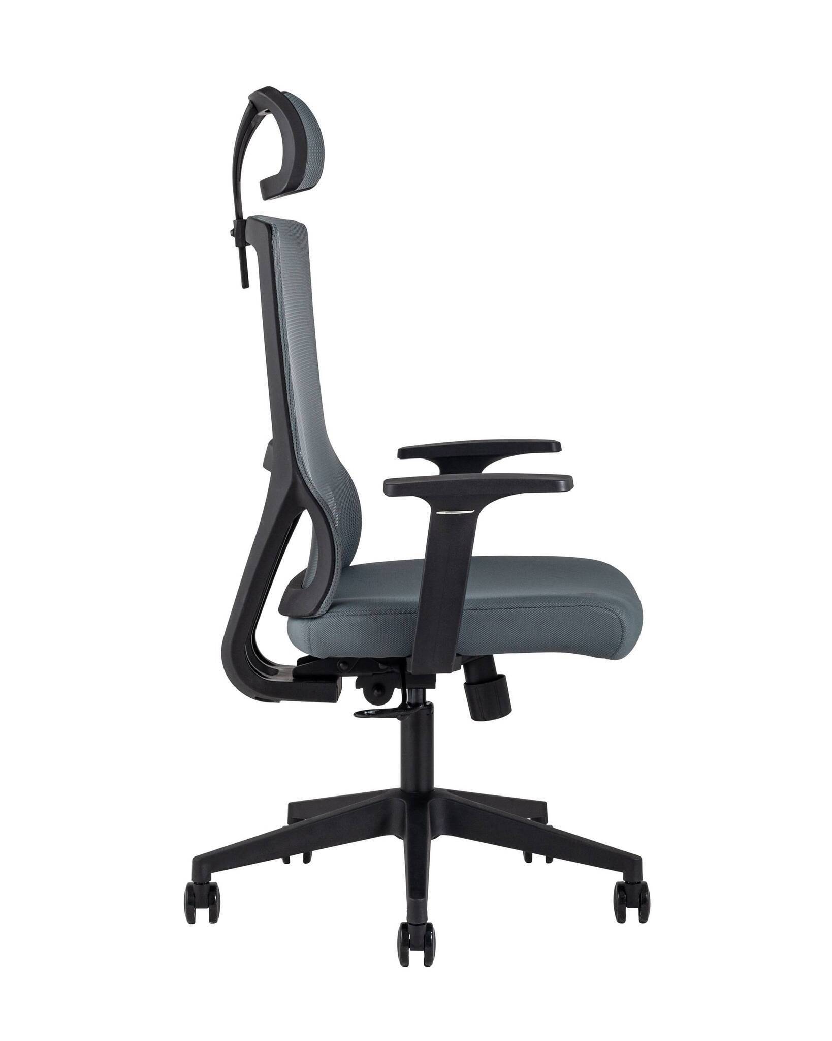 Кресло руководителяs Local серое TopChairs