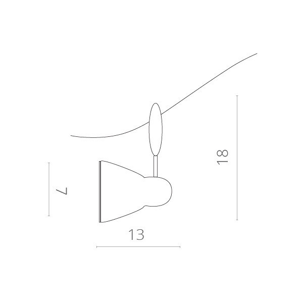 Светильник на шине Arte Lamp A3058PL-1BK
