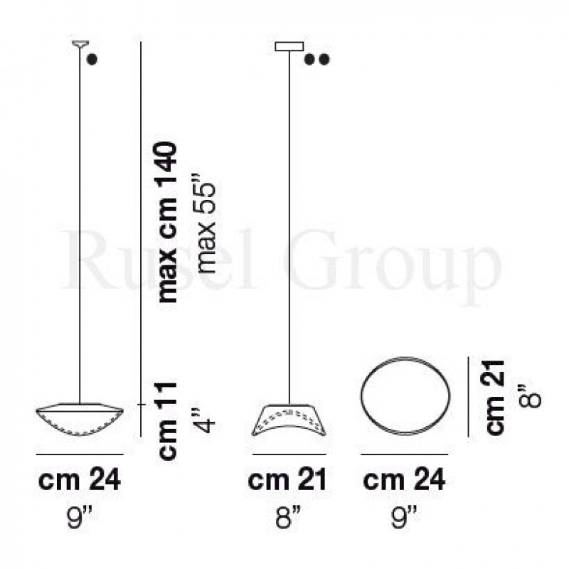 Подвесной светильник Vistosi BALANCE SP 24