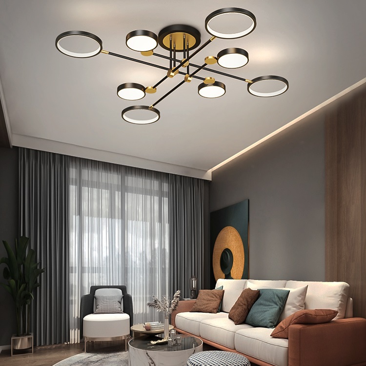 Потолочная люстра MARSA L4 Black by ImperiumLoft