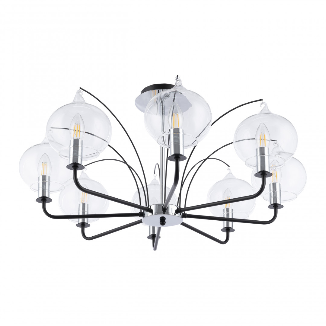 Люстра с плафонами 321007/8 BK.CR Arte Milano