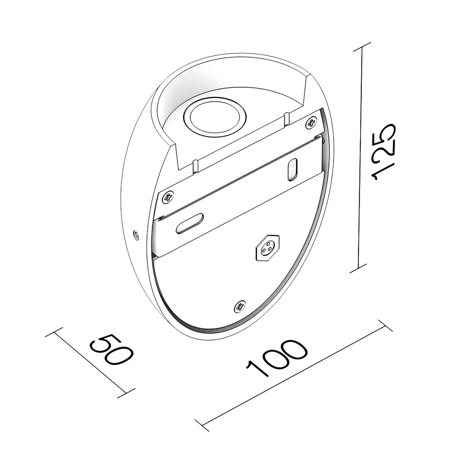 Настенный светодиодный светильник Ledron WWF1106 Black