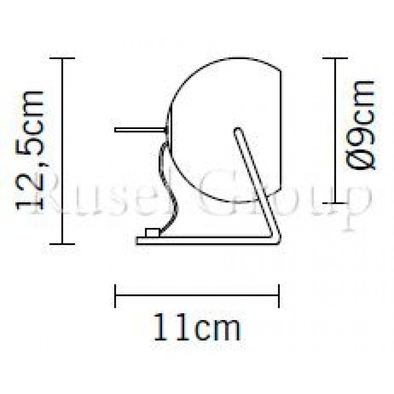 Настольная лампа Fabbian Beluga White D57 B07 01