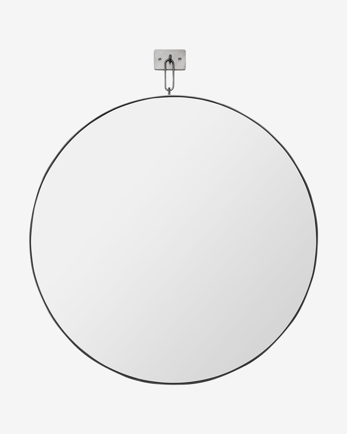 Серебряное настенное зеркало Найт Louvre Home LHDWM282223ZYH