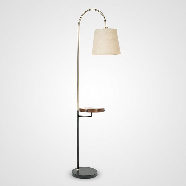 Торшер Jeff Floor Lamp in Antique Brass by ImperiumLoft