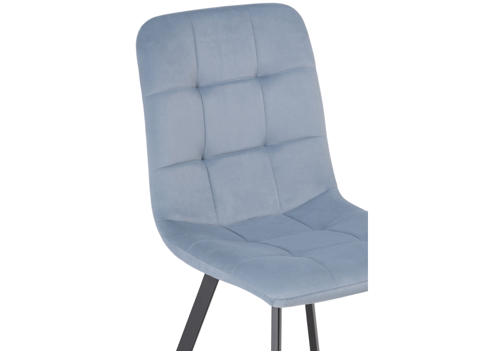 Стул Woodville Bruk light blue / black 15201