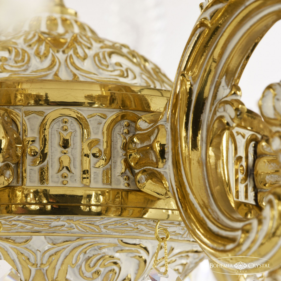 Люстра бронзовая с хрусталём 71201/10/210 A GW