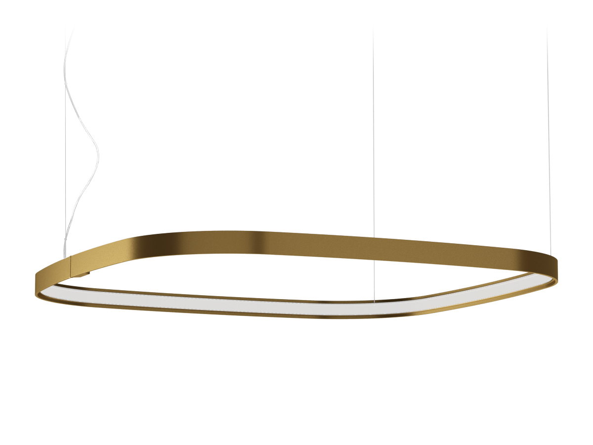 Подвесной светильник Panzeri Zero Square 75 Brass