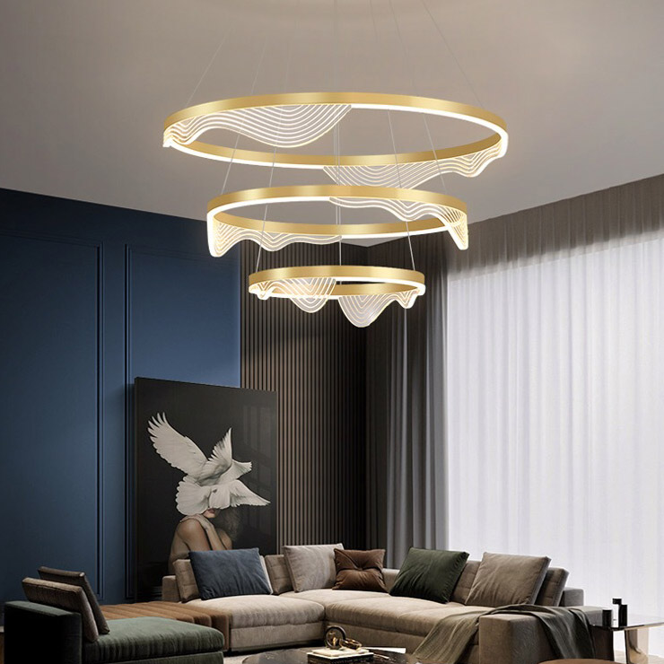 Подвесная люстра HANNA B B D40 D60 2R by ImperiumLoft