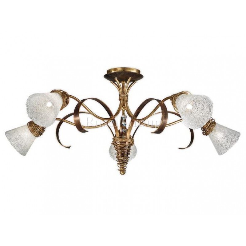 Потолочный светильник Masca Siberia 1818/5PL Oro acido