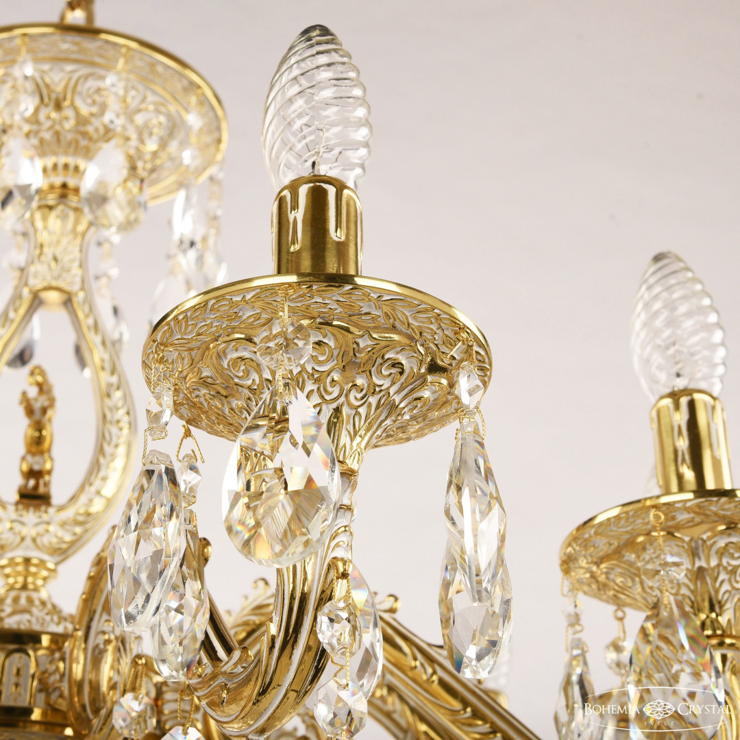 Люстра бронзовая с хрусталём 71402/10/210 B GW FH1S