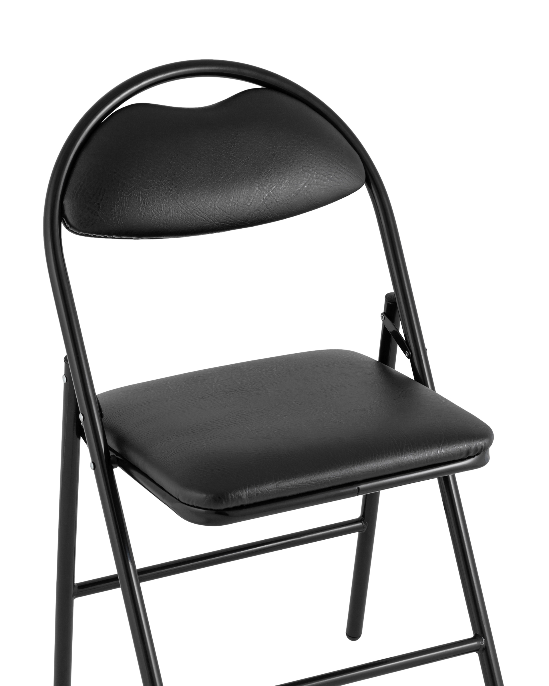 Стул складной Hagen экокожа черный каркас черный Stool Group