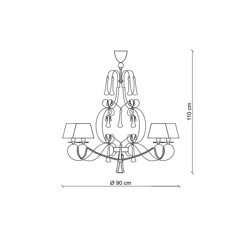 Люстра BAGA 1140