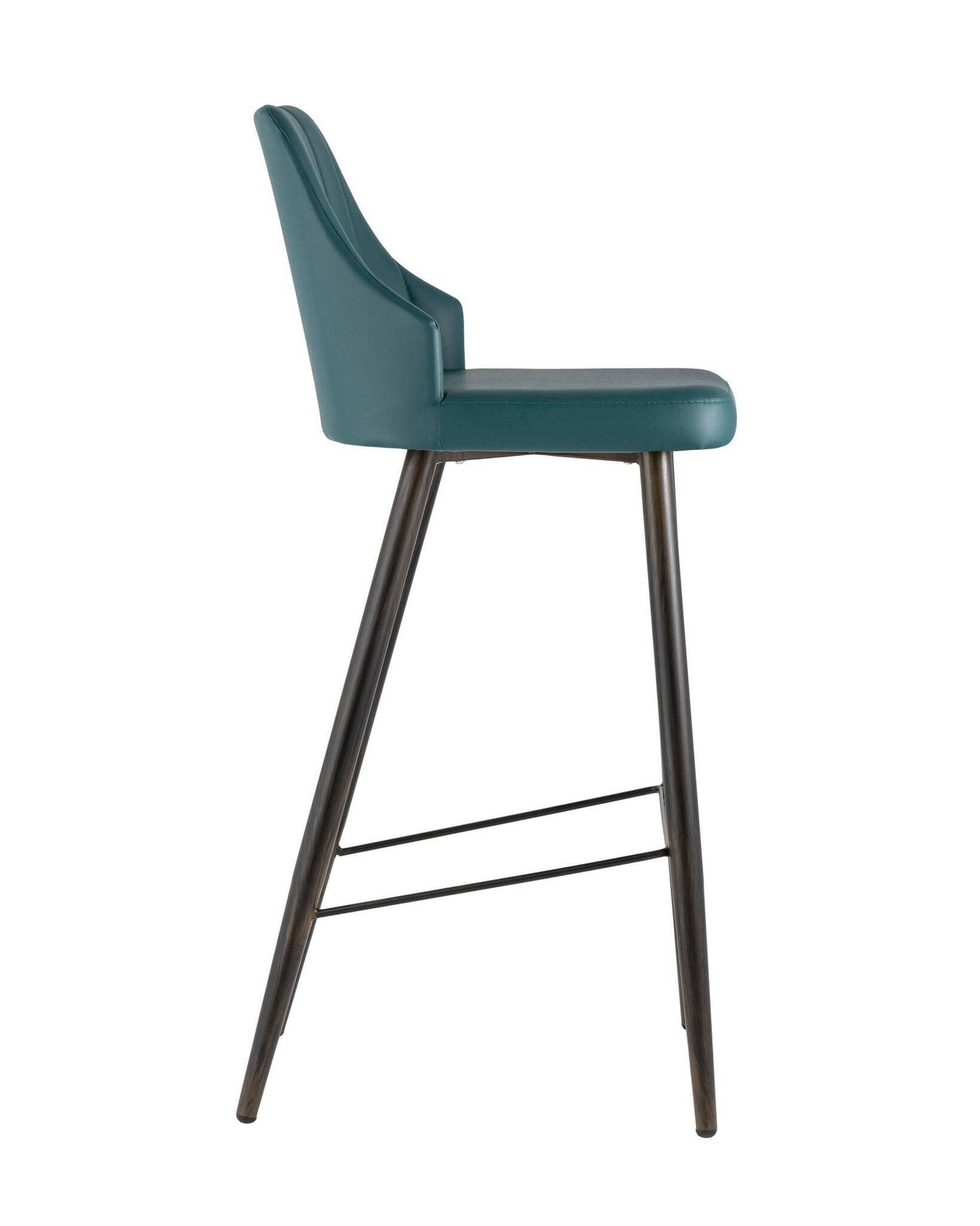 Стул барный Коналл экокожа темно-синий Stool Group