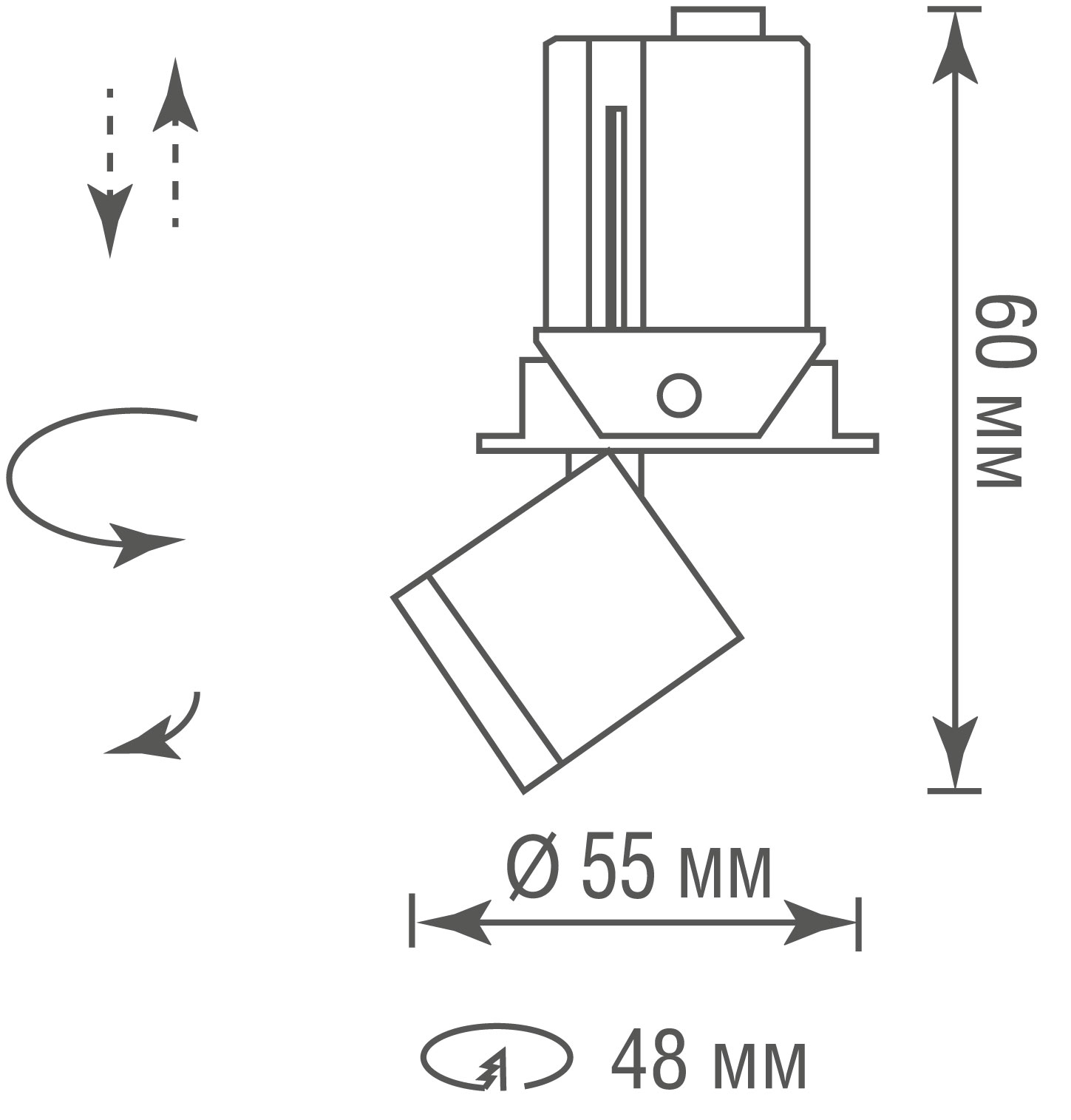 Светильник встраиваемый Donolux DL20151R3W1W