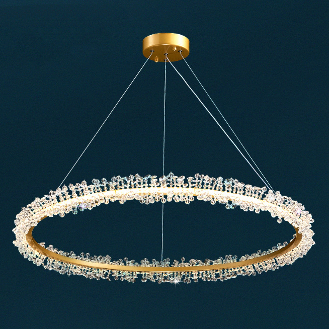 Подвесная люстра THERA D90 Black by ImperiumLoft