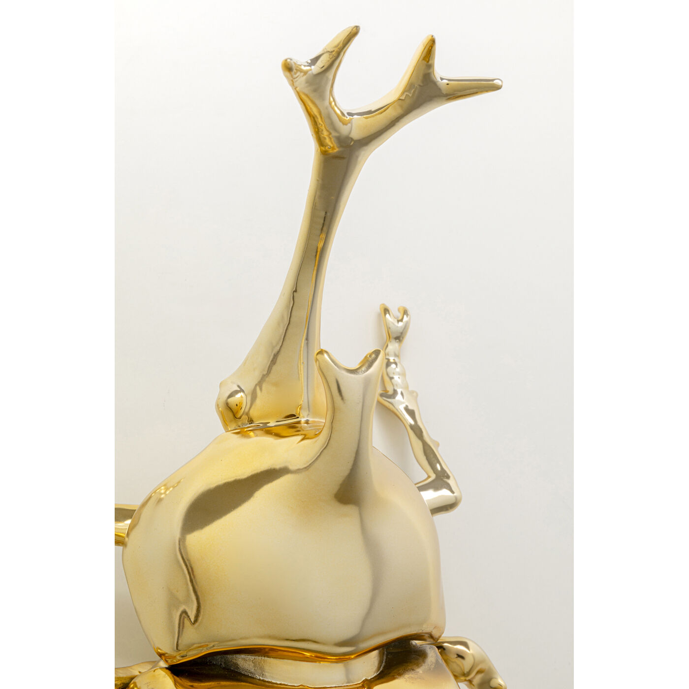 Украшение настенное Stag Beetle Gold 41cm KARE 57714