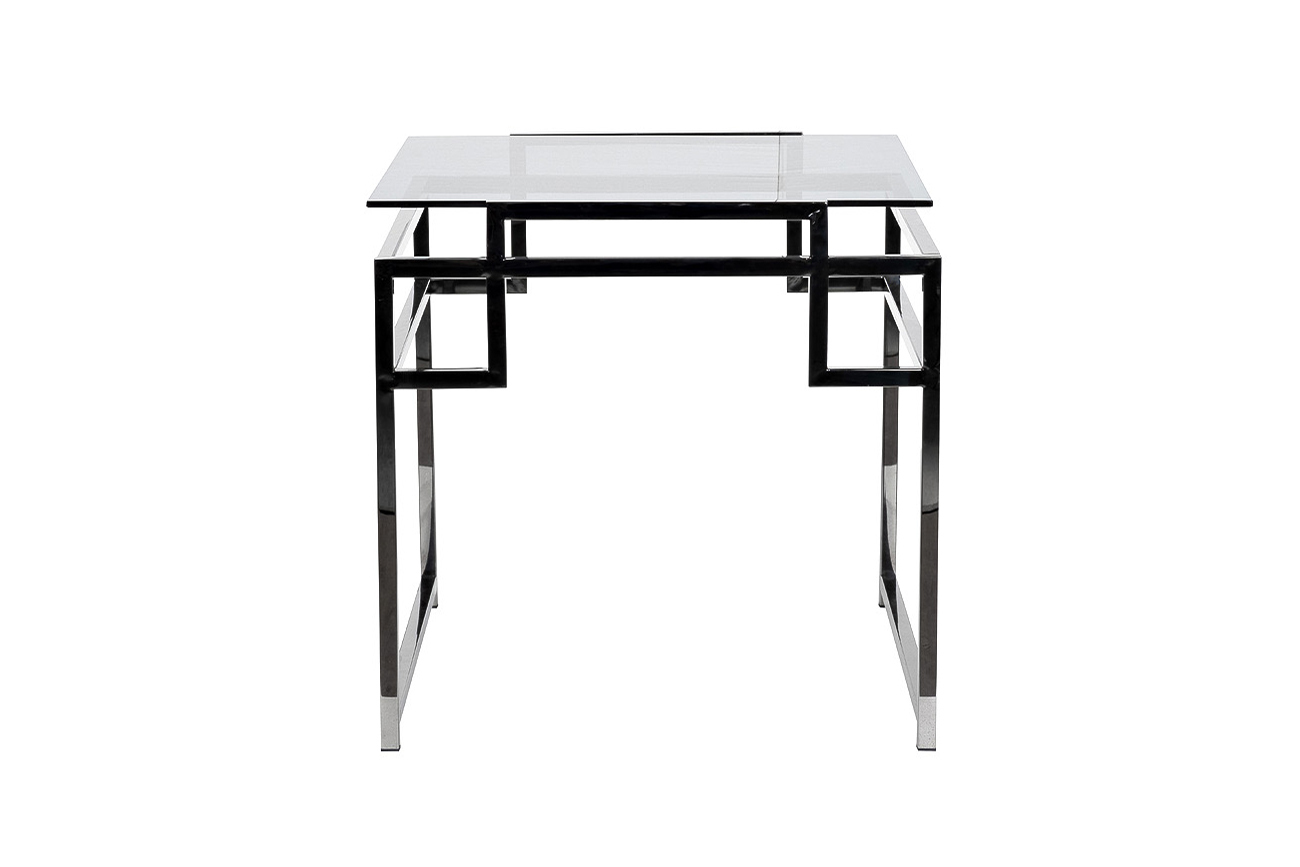 Столик журнальный темное стекло/темный хром Garda Decor 47ED-ET162BL