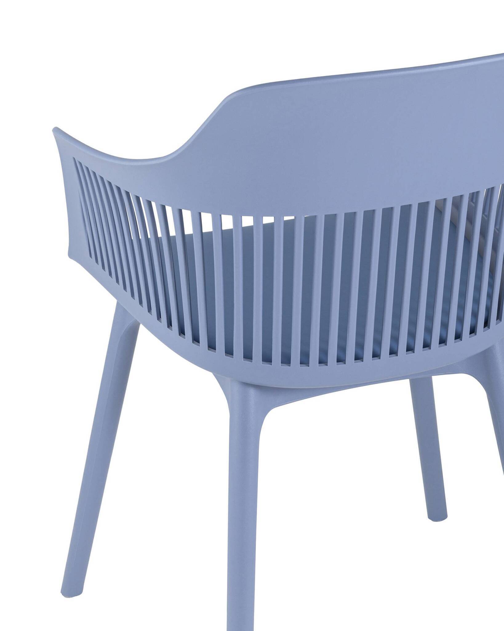 Стул Crocus с подушкой велюр голубой Stool Group