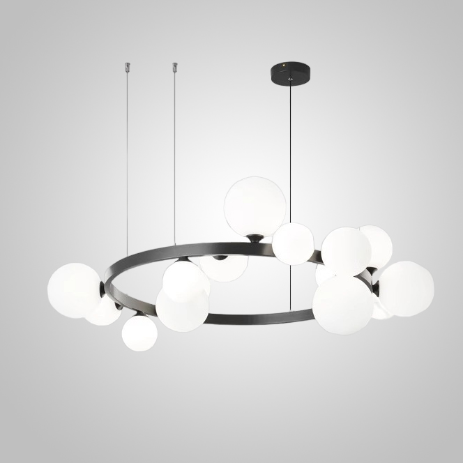 Кольцевые люстры и светильники IDAR D100 by ImperiumLoft