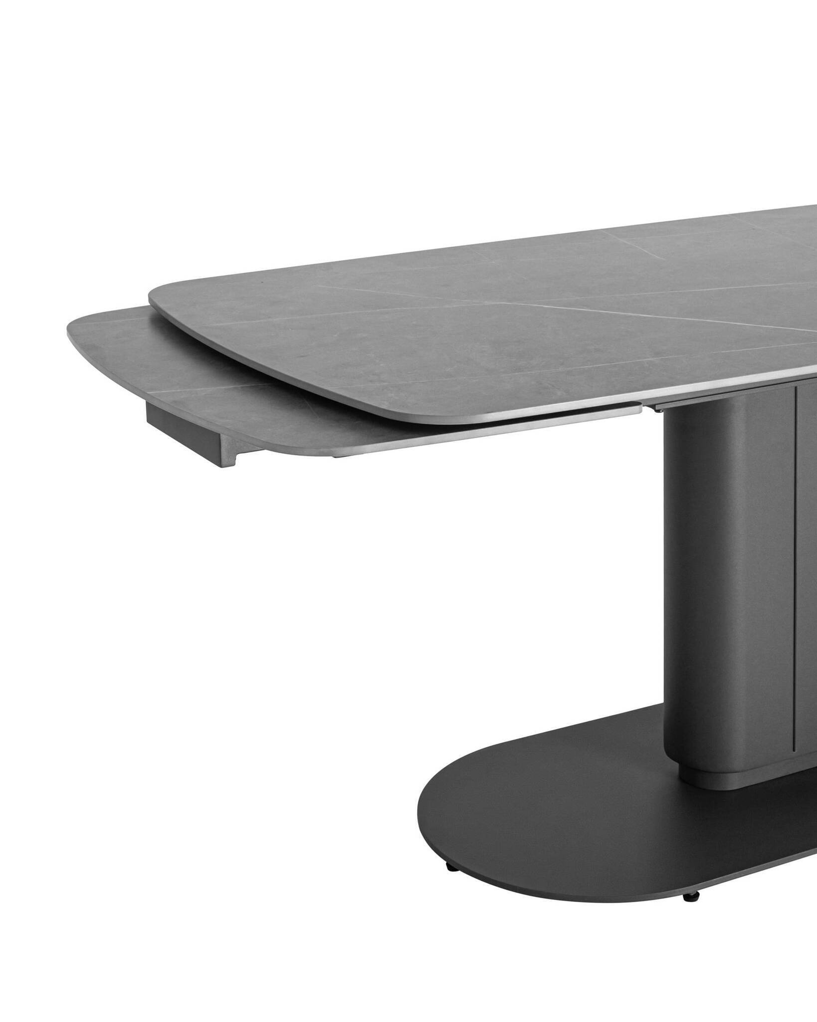 Стол обеденный Глория раскладной 170-250*90 керамика серая Stool Group